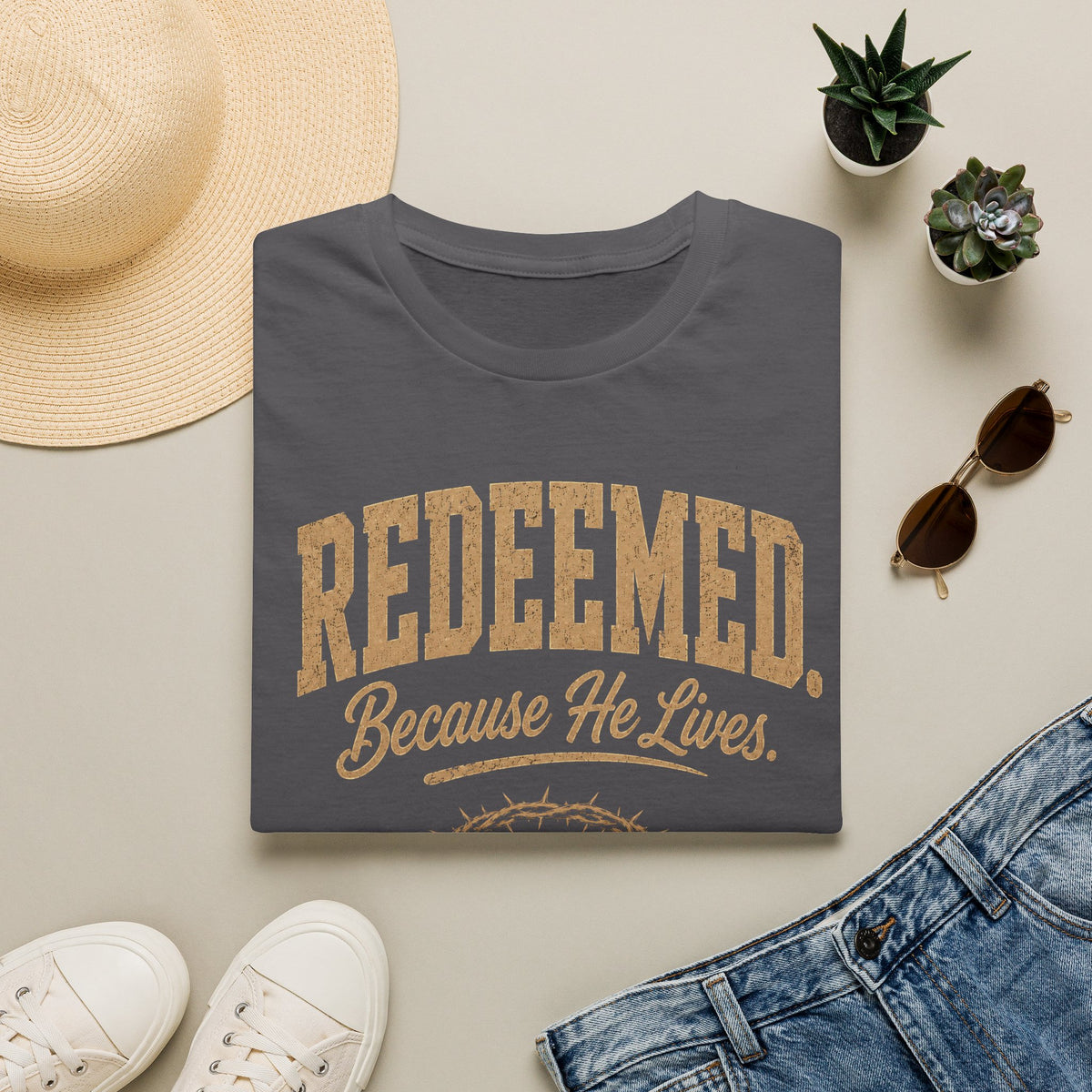 Redeemed Because He T-Shirt