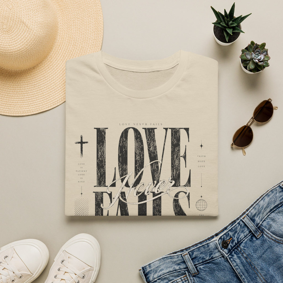 Love Never Fails T-Shirt
