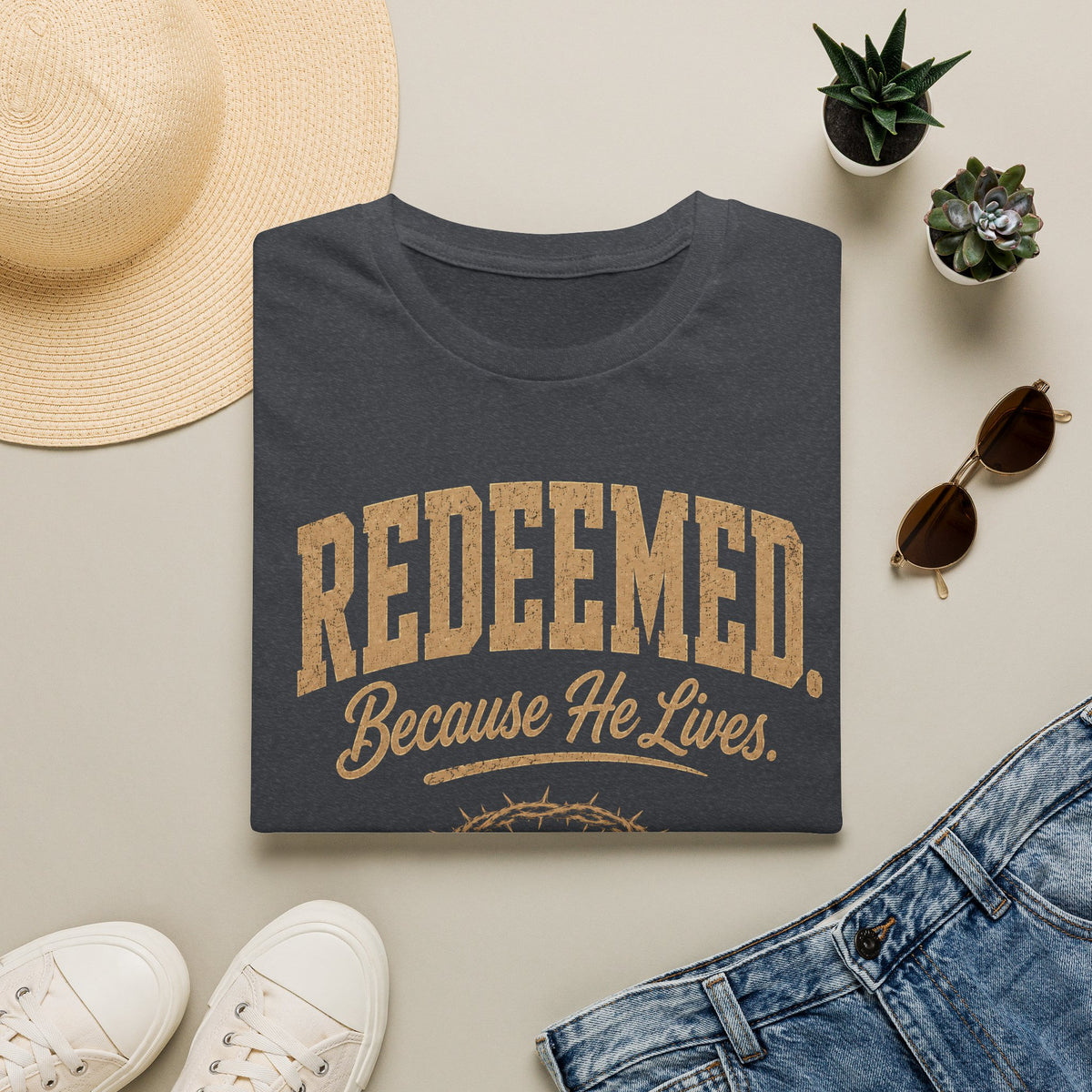 Redeemed Because He T-Shirt