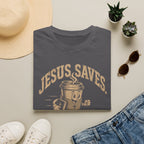 Jesus Saves. Coffee T-Shirt